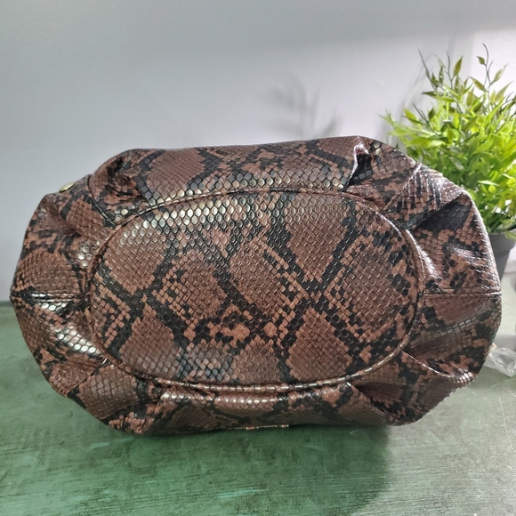 Jessica Simpson Faux Brown Python "Ruby Hobo" - Picture 3 of 9